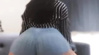 Twerking in my gym booty shorts