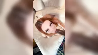 Redhead sucks BBC