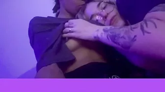 Sensual smoke sesh turns into riding my gf HARD