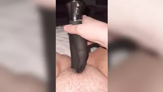 Wife dildo play solo