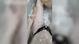 Chastity Bathtub Foot Tease - ourdirtylilsecret