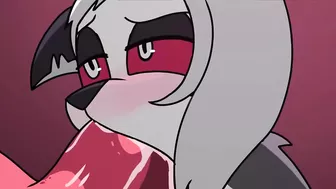 Helluva Boss Loona Nasty Blowjob Furry Hentai Cartoon