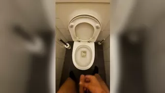 Pissing with a bit of licking afterwards