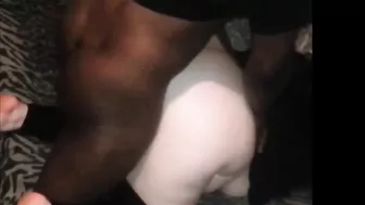 Pounding My friend's Fat Chubby ass on my bed (Cropped SloMo)