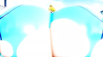 Imbapovi - Samus in Zero Suit - Water Filling Breast Expansion 1