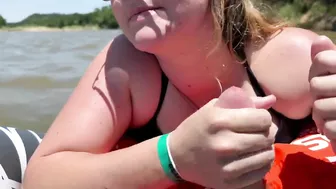 Sucking my friends dick on a public river pt. 1