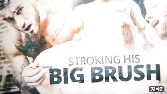 Stroking His Big Brush / MEN / William Seed, Benjamin Blue