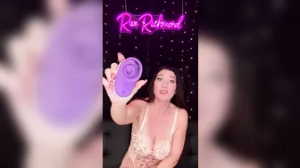 57-Year-Old MILF Reviews Sucking Vibrator