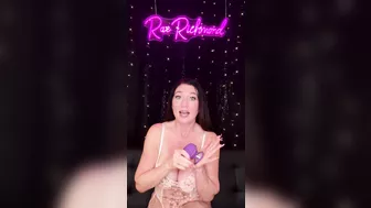 57-Year-Old MILF Reviews Sucking Vibrator