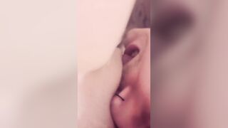 While my husband’s away his friend devours me / shaking Orgasm