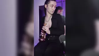 Smoke Fetish - Goddess D smokes and ignores you while you stroke your cock