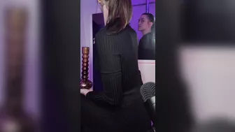 Smoke Fetish - Goddess D smokes and ignores you while you stroke your cock