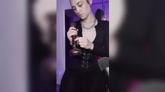 Smoke Fetish - Goddess D smokes and ignores you while you stroke your cock