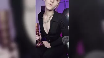 Smoke Fetish - Goddess D smokes and ignores you while you stroke your cock