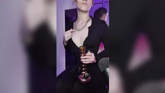 Smoke Fetish - Goddess D smokes and ignores you while you stroke your cock