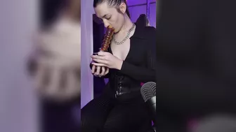 Smoke Fetish - Goddess D smokes and ignores you while you stroke your cock