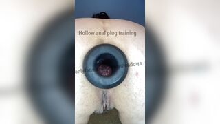 Hollow Anal Plug Training