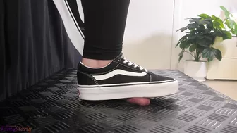 Vans Girl Hard Stomping, Full Weight Trampling - Trample, Bootjob, Ballbusting, CBT, Shoejob, Stomp