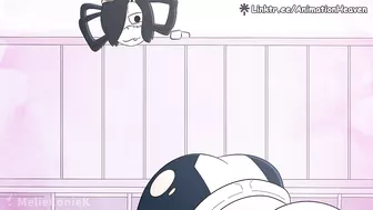 Froppy Tongue Fucks in Uraraka