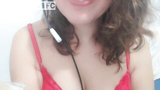 Hot Woman Sucking a Lot on Video Call