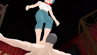 Bulma Trample Footjob