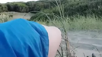 Very Hot New Video Having Sex on the Beach and Taking All the Cum!