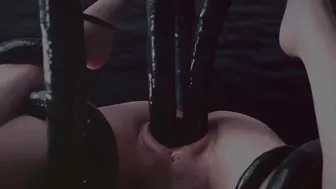 Tifa Gets Fucked by Monster Cocks in the Pool