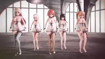 Mmd R-18 Anime Girls Sexy Dancing Clip 338