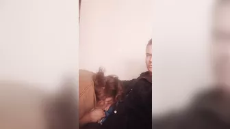 Blowjob in the Living Room Untill Cum in Stacy's Mouth