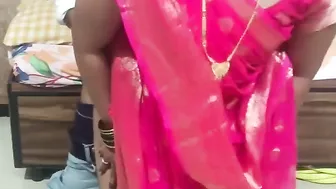 Indian Pink Sadi Wali Bhabhi Fuck Her Boyfriend with Cheating