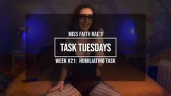 A Humiliating Task for Pathetic Loser- Miss Faith Rae’s Femdom Audio Humiliating Instructions