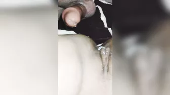 The huge cock in cute girl sperm in pussy cute