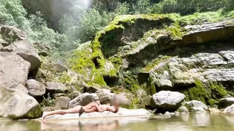 Waterfall Blowjob in a Paradisiac Place...