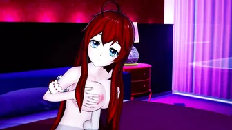 Rias Gremory TITJOB and BLOWJOB DxD(3D Hentai)