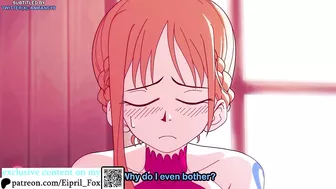 Hot Nami seduced Luffy to get Creampie - One Piece Hentai 4K 60 FPS