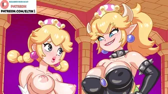 FUTANARI PEACH FUCK BOWSETTE AND CREAMPIE fUTA HENTAI MARIO ANIMATION 4K 60FPS