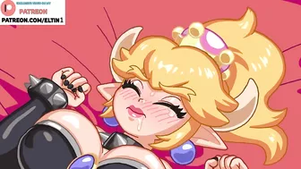 FUTANARI PEACH FUCK BOWSETTE AND CREAMPIE fUTA HENTAI MARIO ANIMATION 4K 60FPS