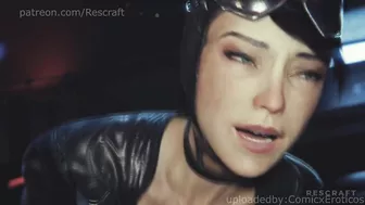 Catwoman getting her pussy fucked! Videogame 3D Animations (Sound-60fps)