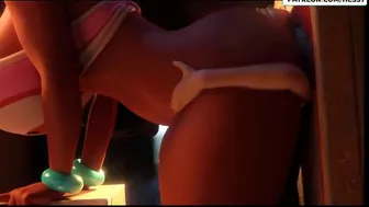 CHEL FROM EL DORADO DOMINATE LINK FROM ZELDA WITH HER BIG ASS | CARTOON HERNTAI 4K 60FPS