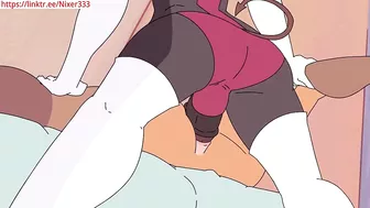 Lesbian Futa Furry hentai animation