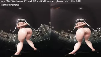 [VR]Anal vibrator dance of a girl in bondage in agony