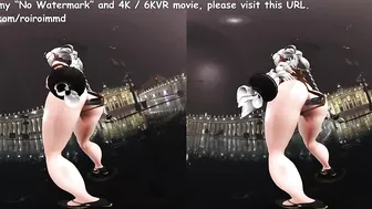 [VR]Anal vibrator dance of a girl in bondage in agony