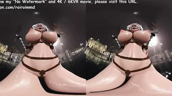 [VR]Anal vibrator dance of a girl in bondage in agony