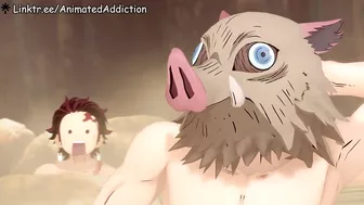 What on earth is going on at the Demon Slayer Hotspring - Greatm8