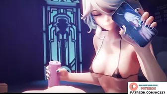 GENSHIN IMPACT FURINA CUCKOLD BBC POV HENTAI ANIMATION 4K 60FPS