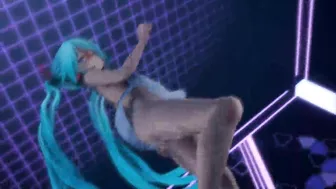 Hatsune Miku MMD Strip Dance