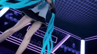 Hatsune Miku MMD Strip Dance