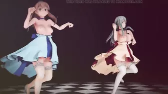 Mmd R-18 Anime Girls Sexy Dancing Clip 348