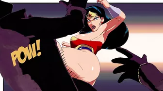 Wonder Woman threesome fuck