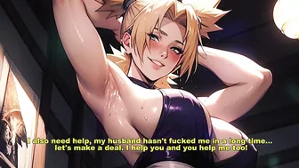 Ninja Challenge Temari making you cum, jerk off for me (HentaiJoi) cumshot, sitting, moaning